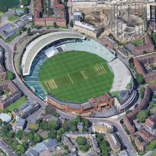 Render of the Oval cricket ground