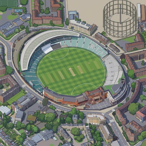 Teacher drawing of the Oval