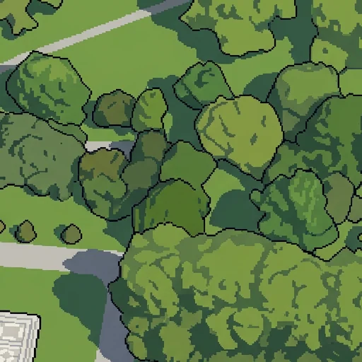 Second attempt, redrawn as flat pixel art