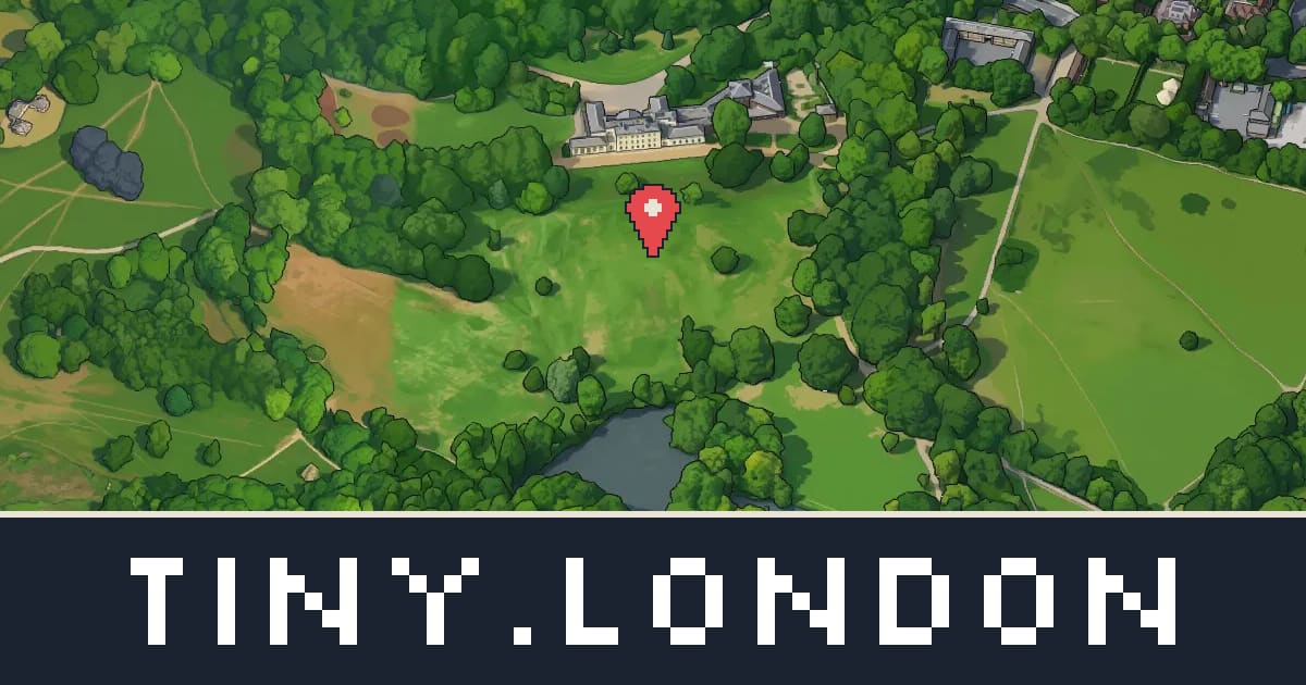 Kenwood House in pixel art
