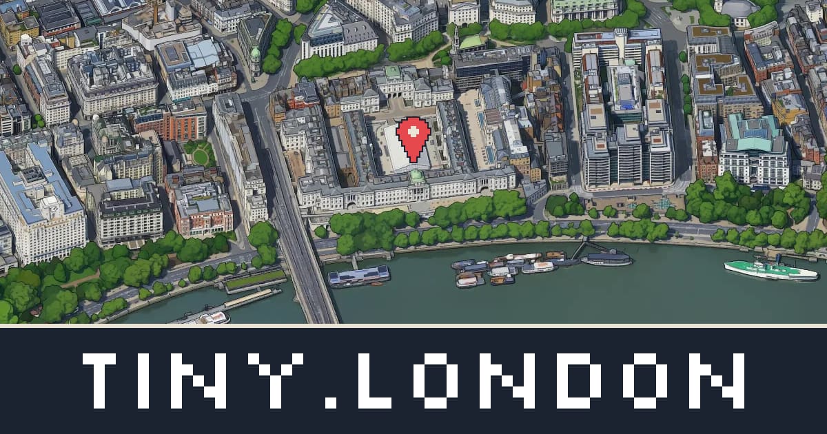 Somerset House in pixel art